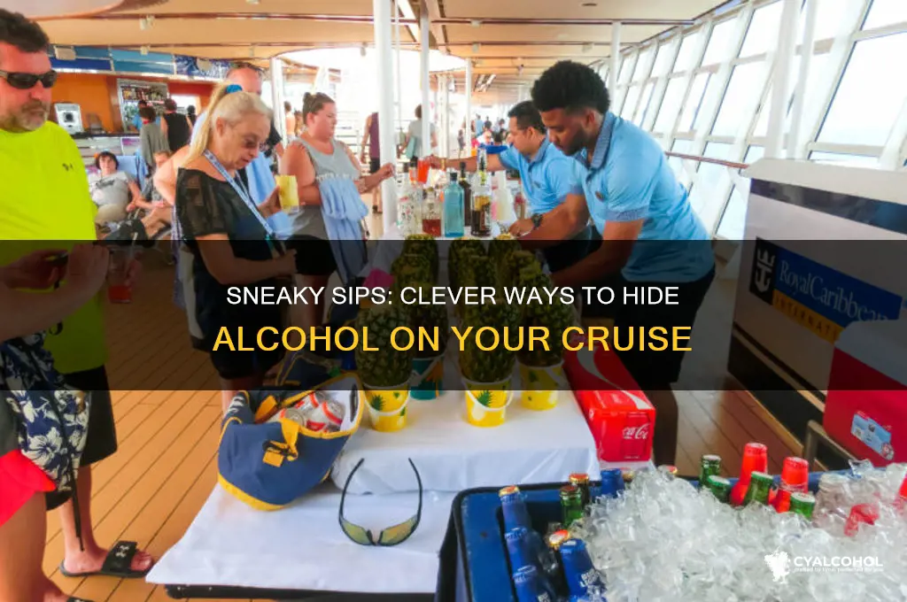 how to hide alcohol for cruise