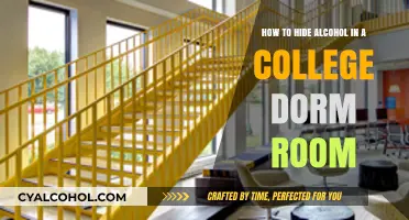 Concealing Alcohol in a College Dorm: Strategies for Success