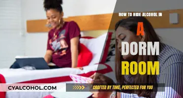 Concealing Alcohol in Your Dorm: Tips and Tricks