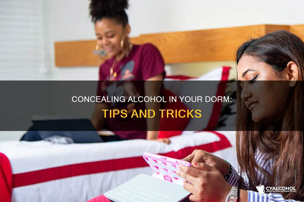 how to hide alcohol in a dorm room