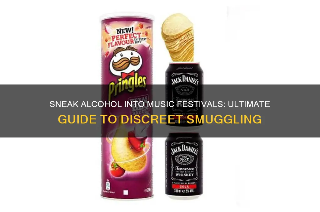 how to hide alcohol music festival