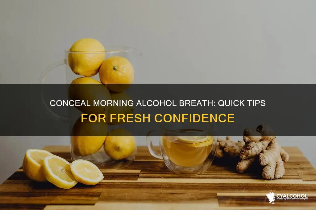 how to hide morning alcohol breath