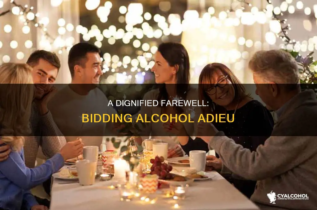 how to hold a funeral service for alcohol