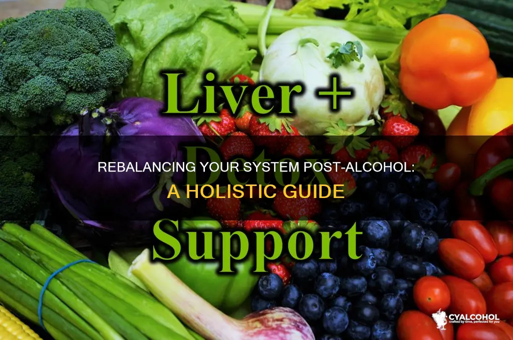 how to holistically rebalance your system after alcohol