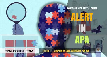 Citing Alcohol Alert: APA Style Guide