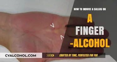 Callus Induction: Alcohol's Role in Skin Hardening