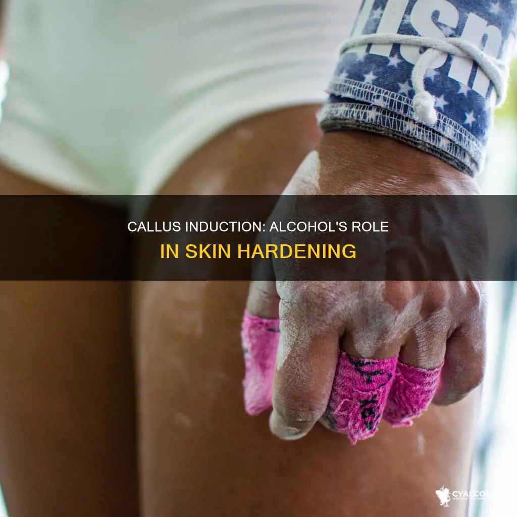 how to induce a callus on a finger -alcohol