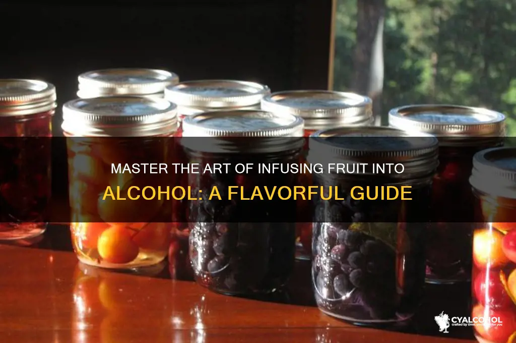 how to infuse fruit into alcohol