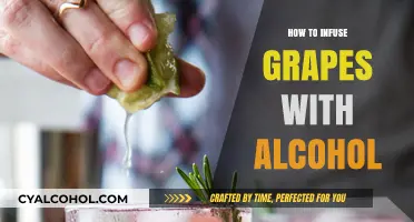 Infusing Grapes with Alcohol: A Simple Guide to Boozy Berries