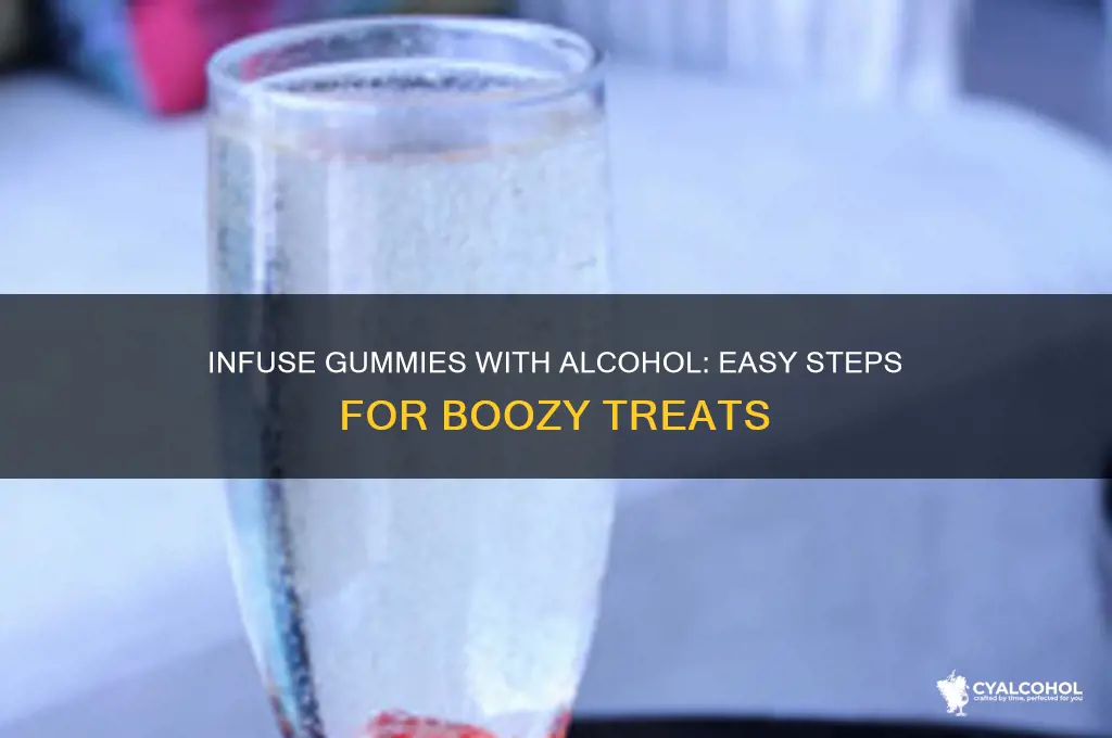 how to infuse gummies with alcohol