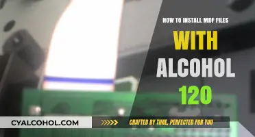 Alcohol 120% Installation: Working with MDF Files