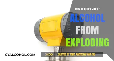 Preventing Alcohol Explosions: Securing Jars for Safety