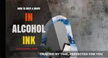 Alcohol Ink Art: Keeping Shapes Intact