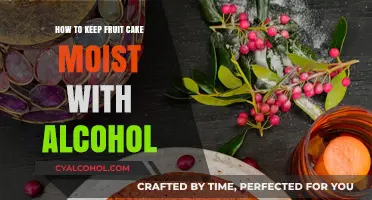 Fruit Cake Moisture: Alcohol's Secret Superpower