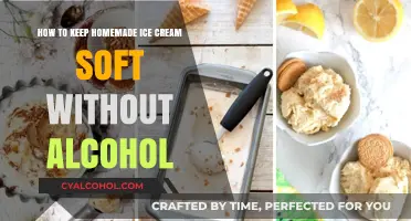 Keep Ice Cream Soft: No Alcohol, No Problem
