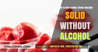 Keep Sorbet Soft: No Alcohol, No Problem!