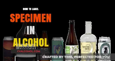 Effective Techniques for Labeling Specimens Preserved in Alcohol Solutions