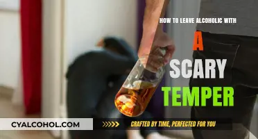 Escaping an Alcoholic Relationship: Dealing with a Scary Temper