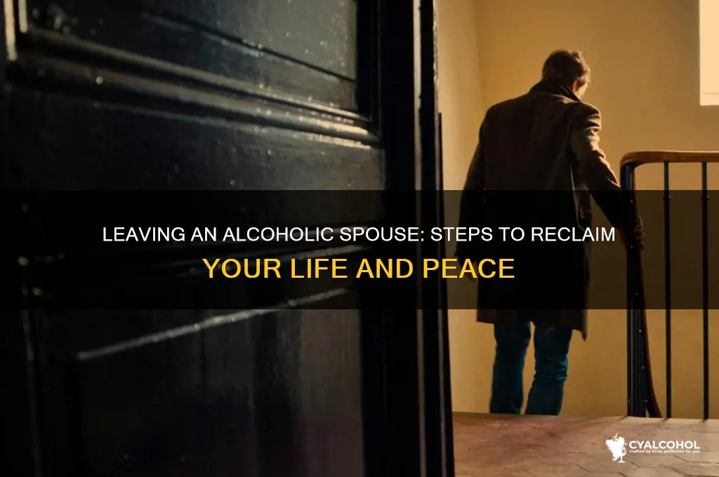 how to leave your alcoholic husband