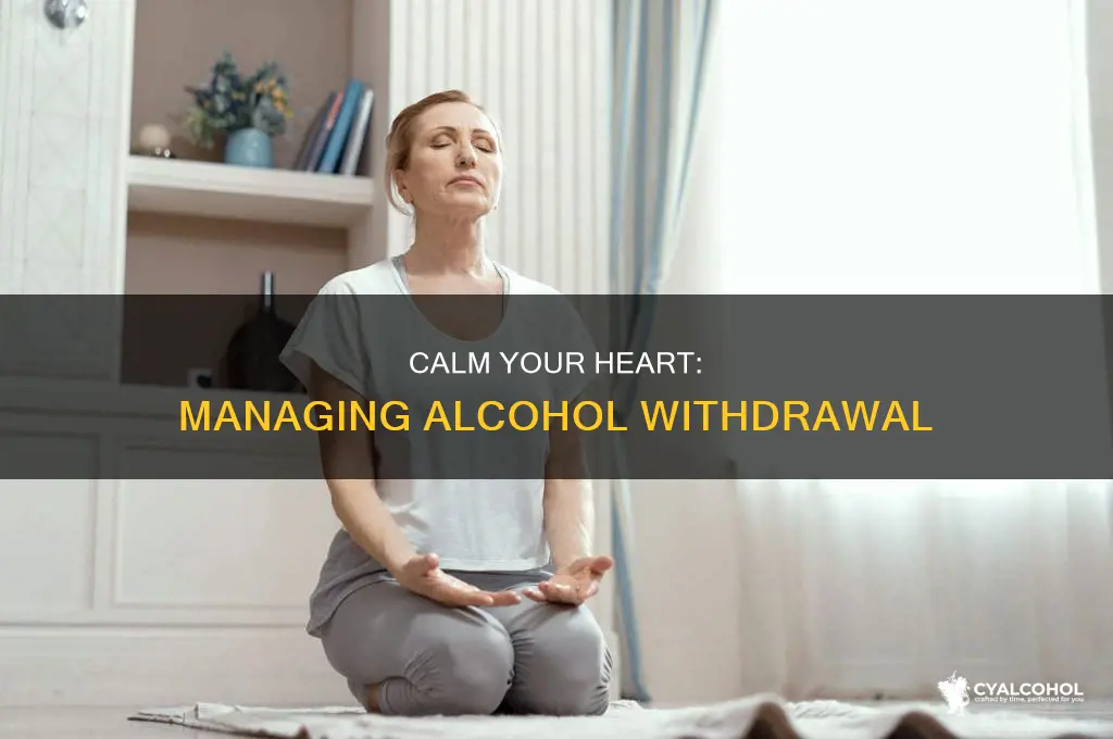 how to lower heart rate during alcohol withdrawal