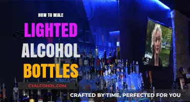 DIY Lighted Alcohol Bottles: Creative Crafting Guide for Glowing Decor