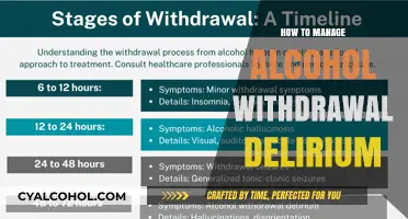Managing Alcohol Withdrawal Delirium: Essential Strategies for Safe Recovery