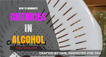 Infuse Cherries with Flavor: A Guide to Alcohol Marinating