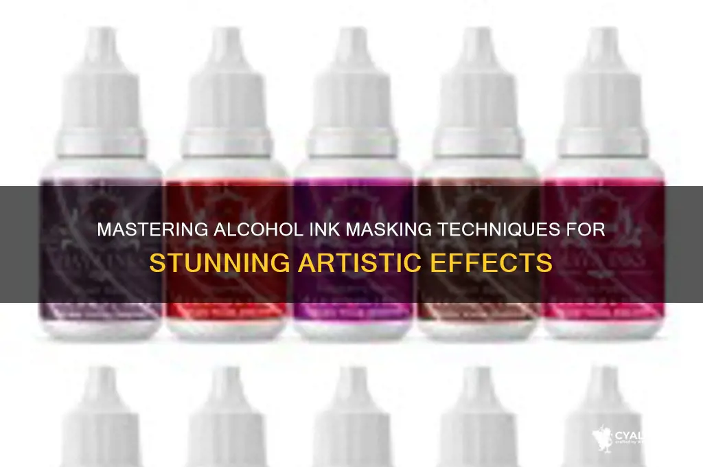 how to mask alcohol nik painting