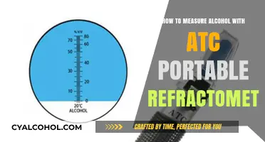 Measuring Alcohol Content: ATC Refractometer