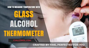 Measuring Temperature: Glass Alcohol Thermometer Usage