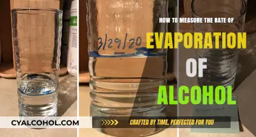 Measuring Alcohol Evaporation: Techniques and Factors