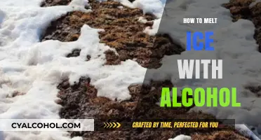 Melt Ice Fast: Using Alcohol for Quick Winter Solutions