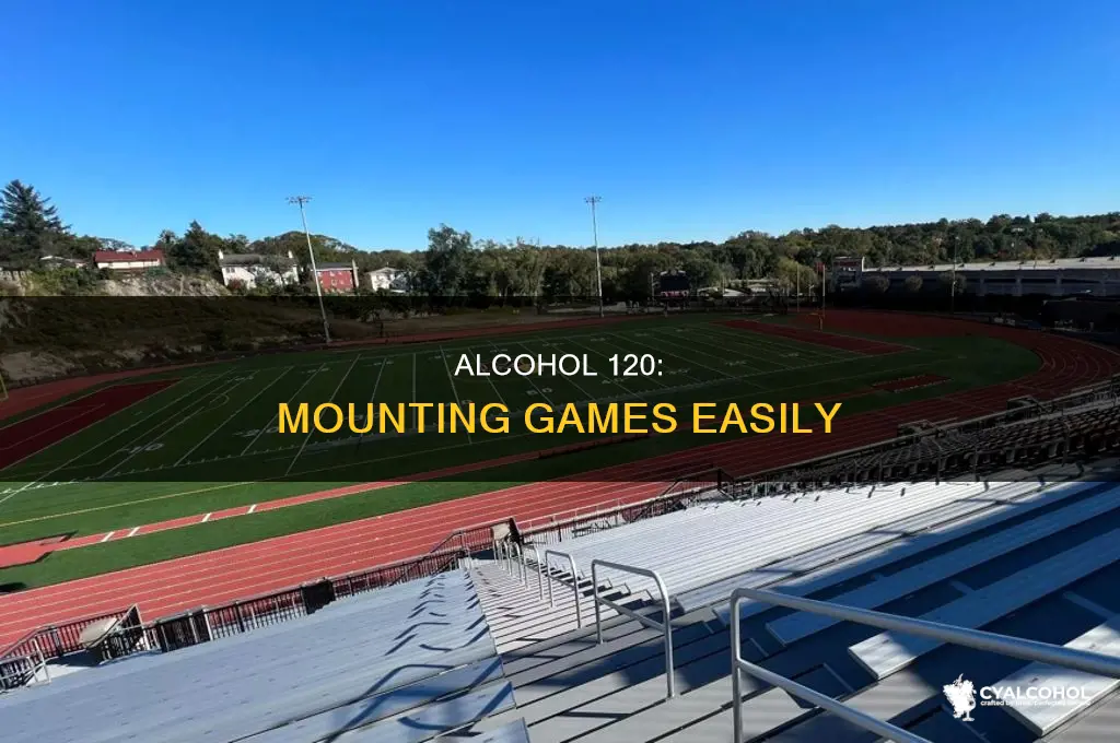 how to mount a game with alcohol 120