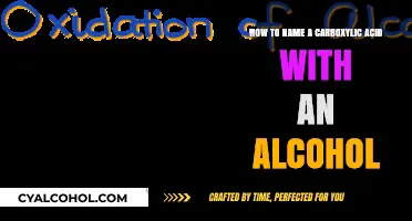 Naming Carboxylic Acid-Alcohol Compounds: A Guide