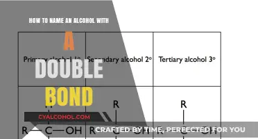 Alcohol Naming Rules: Double Bonds