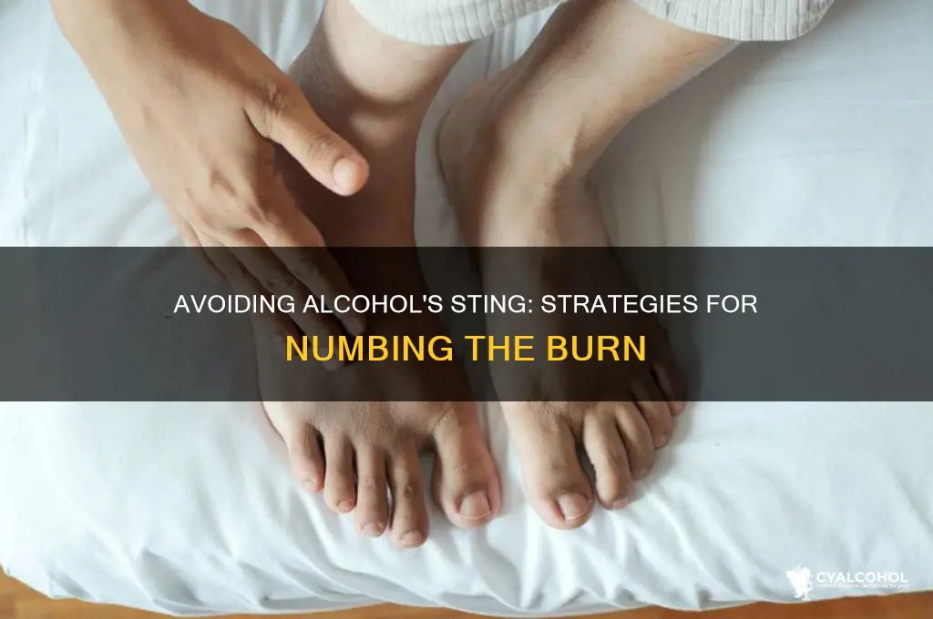 how to not feel a shot of alcohol