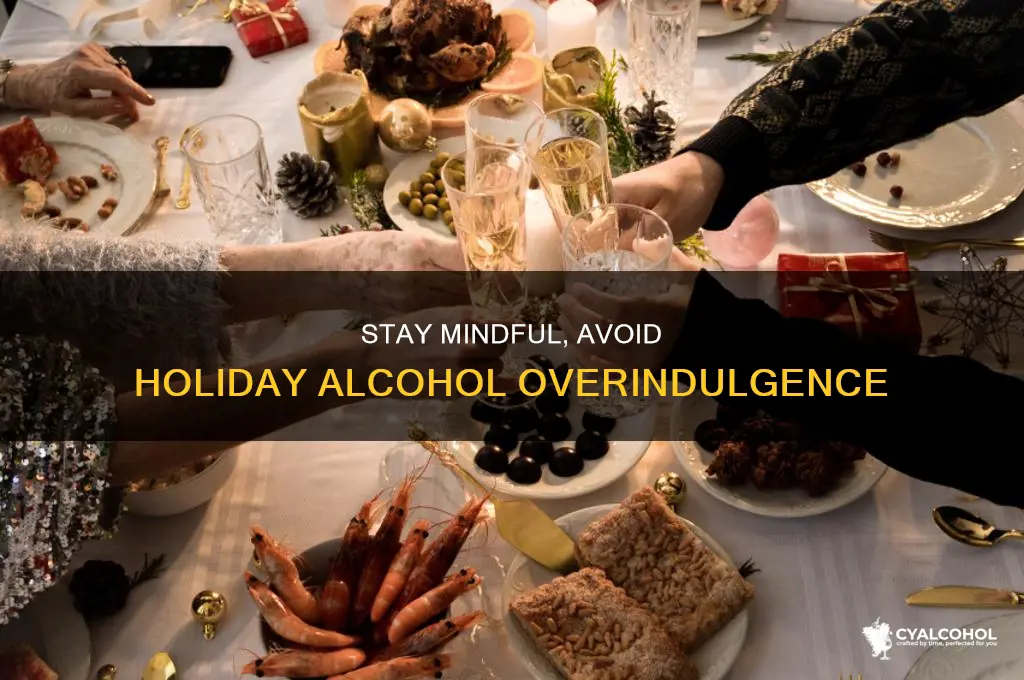 how to not overindulge alcohol during the holidays