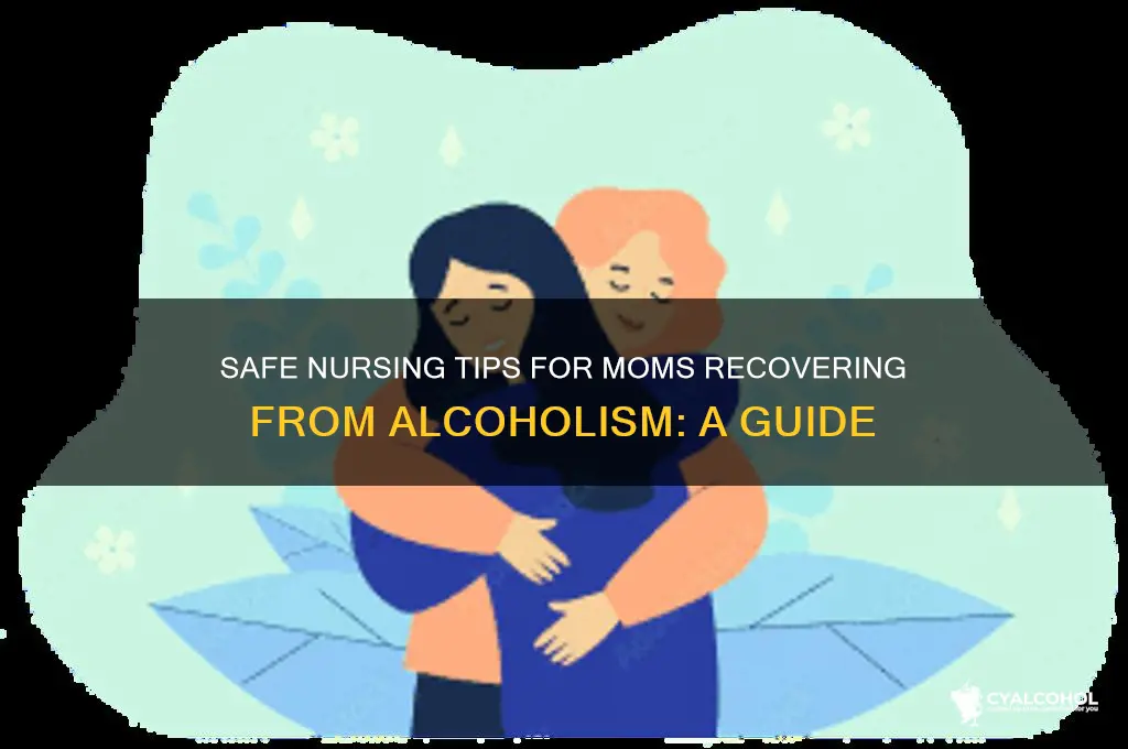 how to nurse baby while alcoholic