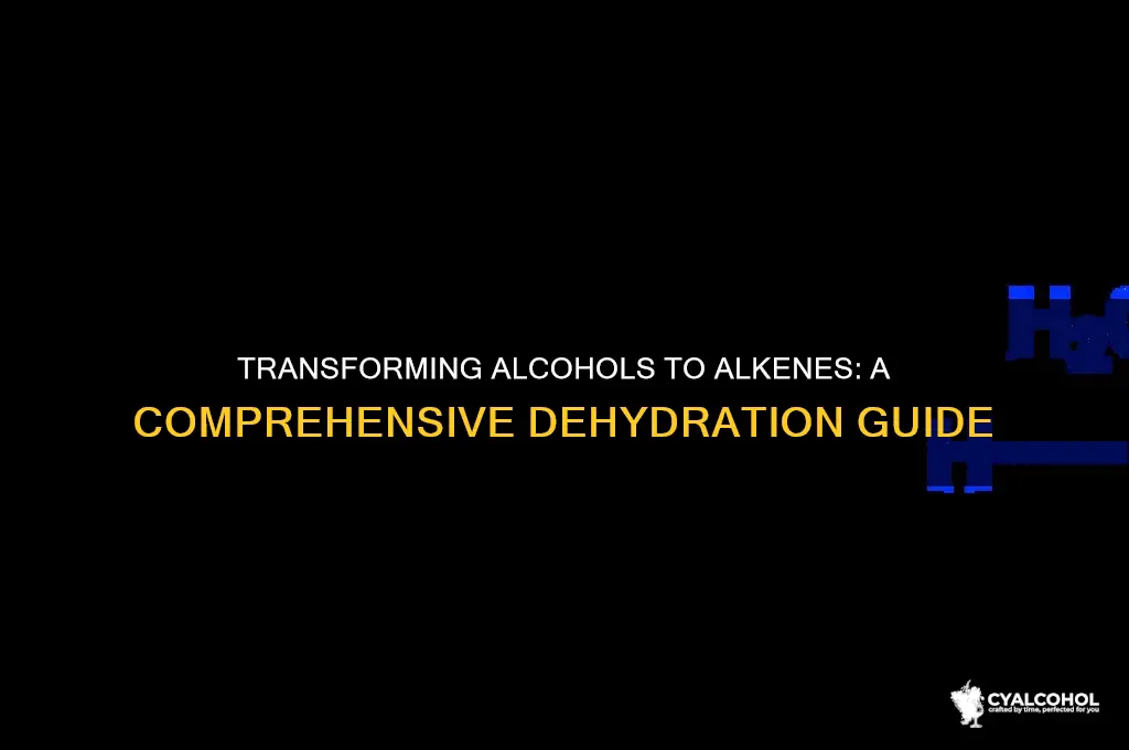 how to obtain alkene from alcohol