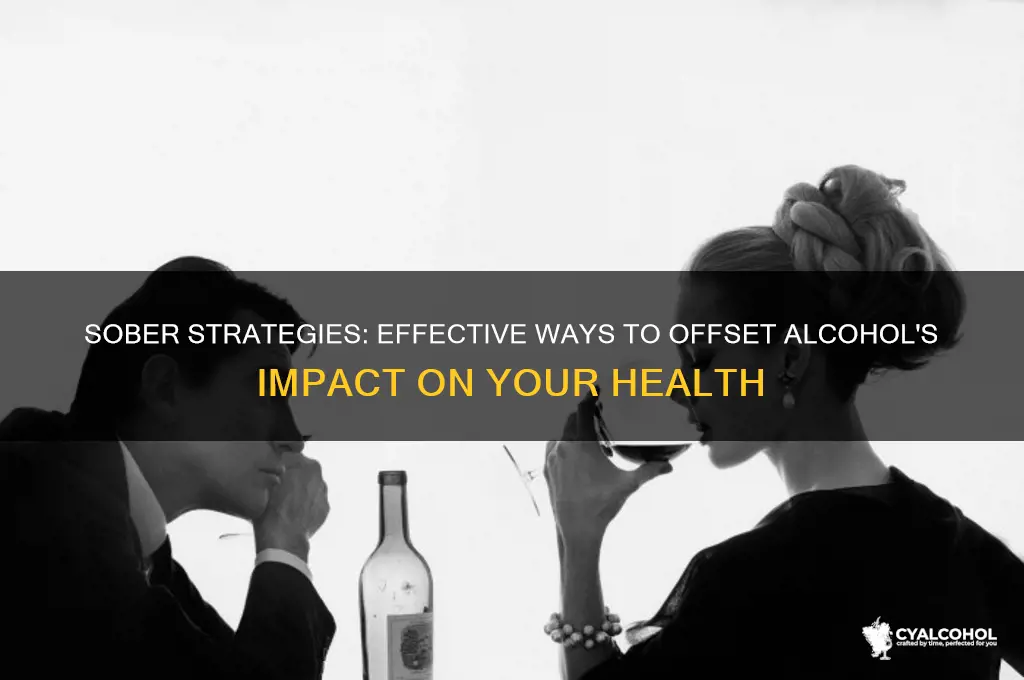 how to offset alcohol