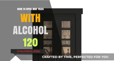 Alcohol 120: Open and Access MDF Files Easily