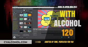 Opening NRG Files: Alcohol 120's Role
