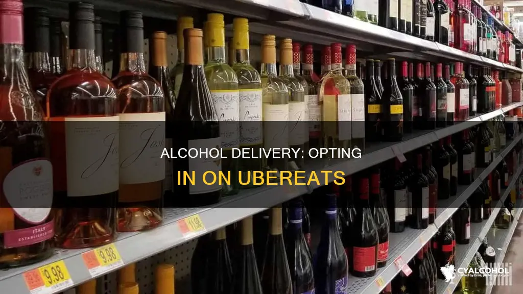 how to opt in to deliver alcohol on ubereats