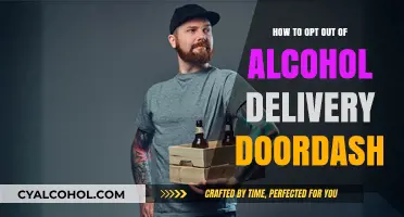 Opting Out of Alcohol Delivery on DoorDash