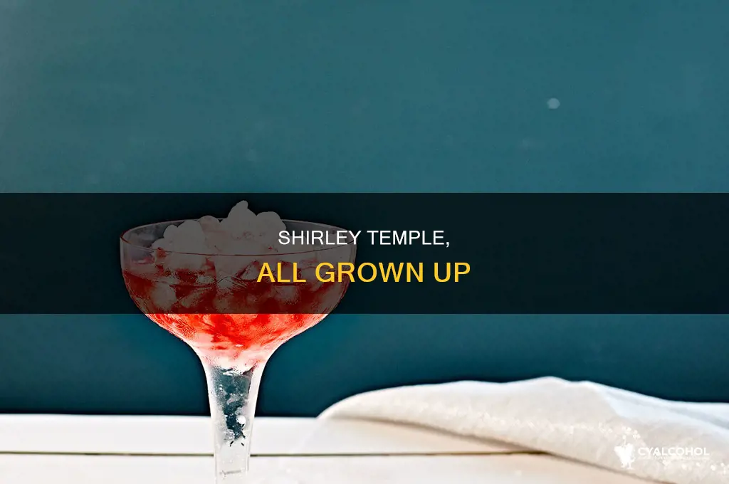 how to order a shirley temple with alcohol