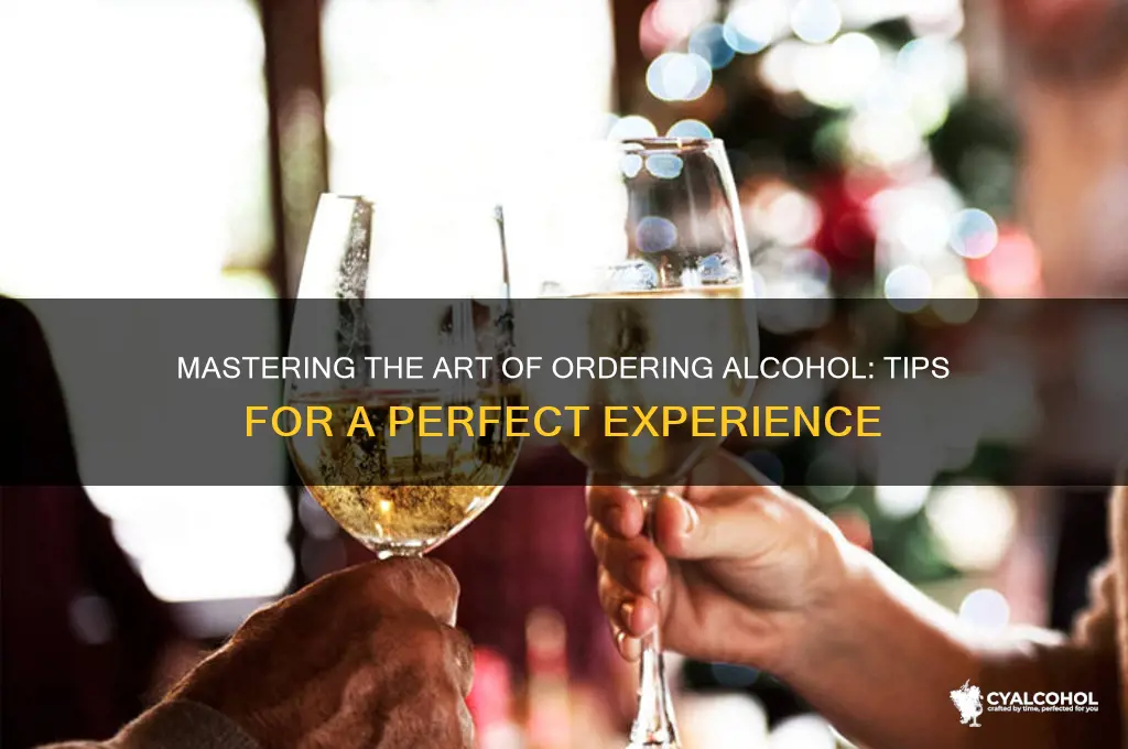 how to order alcohol