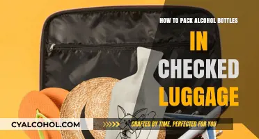 Securely Packing Alcohol for Checked Luggage