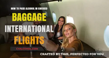 Packing Alcohol for International Flights: Checked Baggage Rules