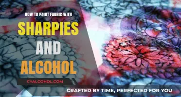 Dyeing Fabric: Sharpies and Alcohol Art