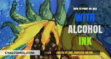 Silk Painting with Alcohol Ink: A Creative Adventure